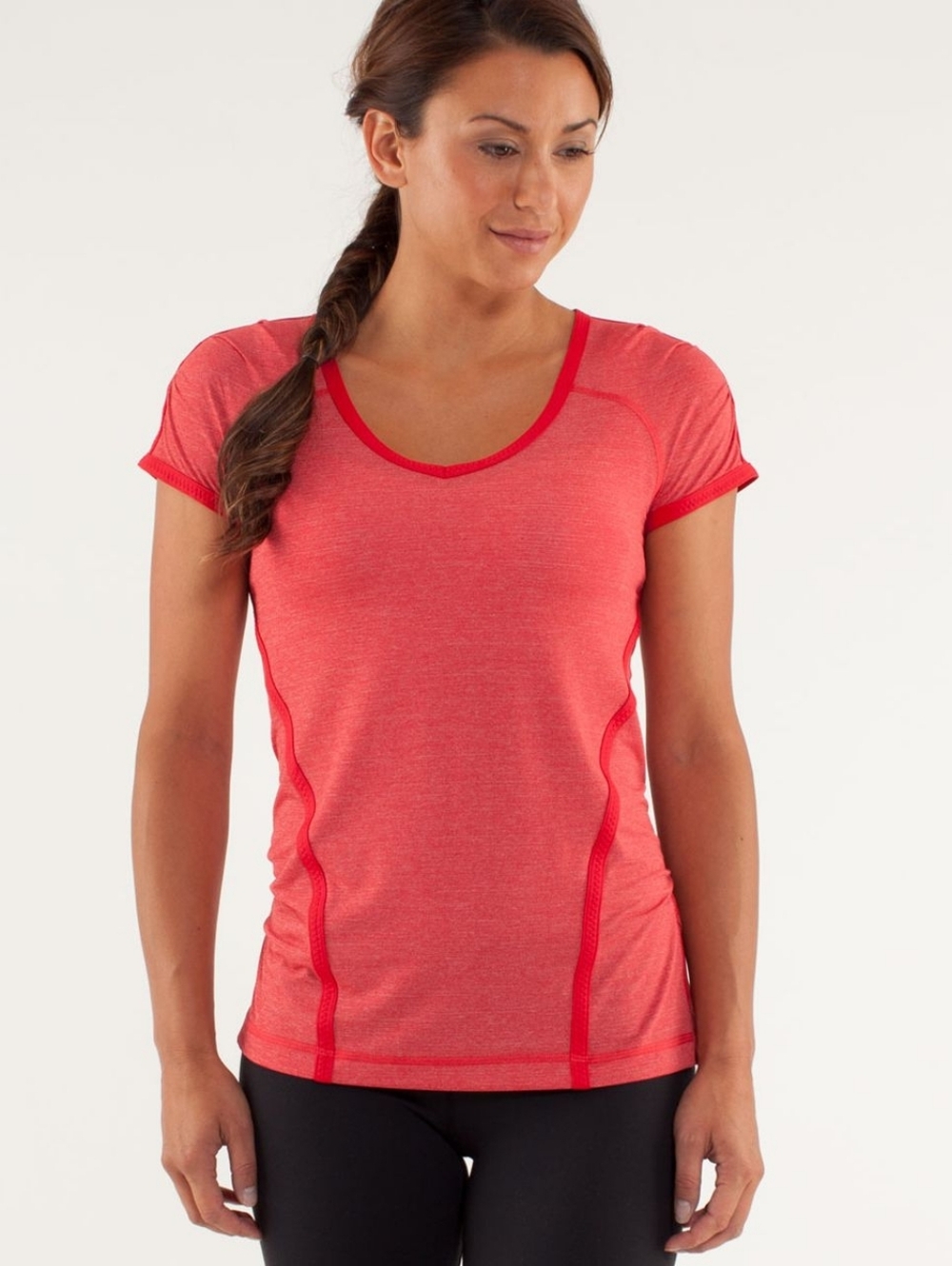 Lululemon Size 10 Run: Team Spirit Tech Short Sleeve In Red